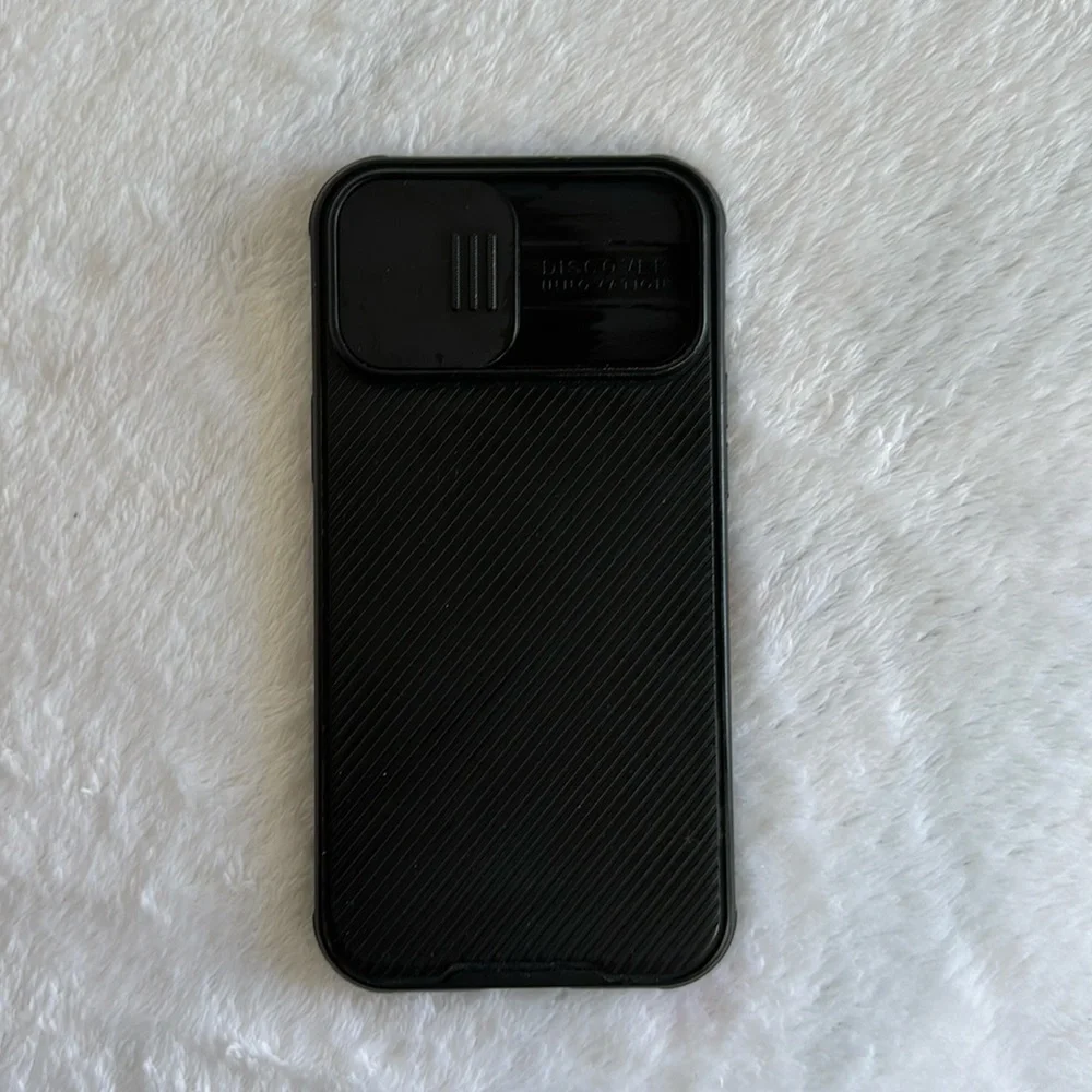 iPhone 12 Pro Max Black Phone Case Camera Cover